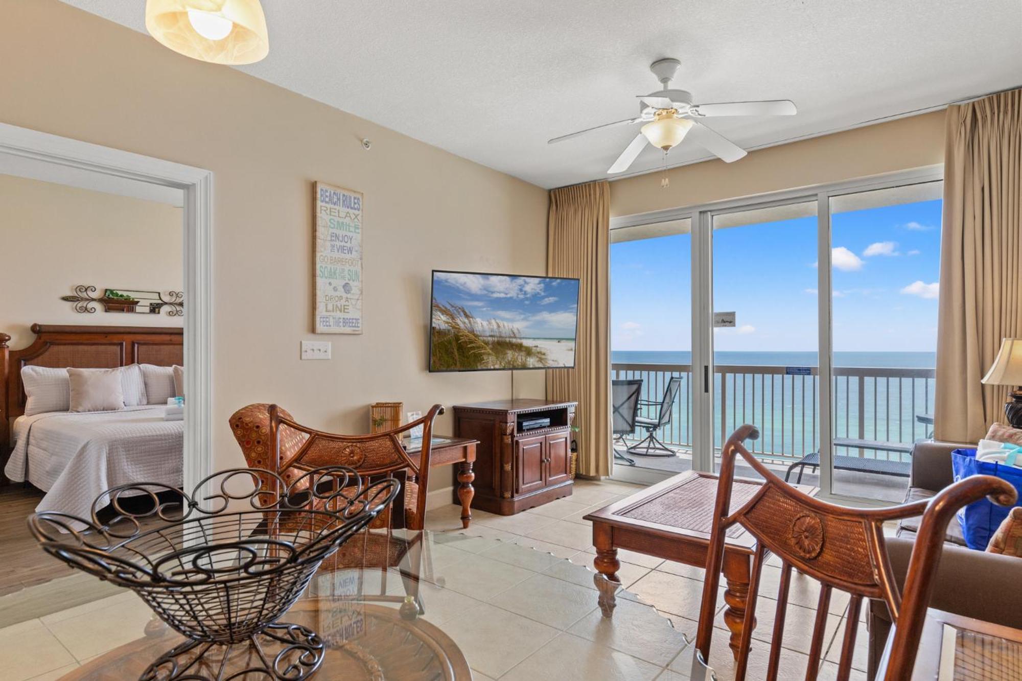 Gulf Front Master Br In Sunrise Beach With Amazing Views! Sleeps 7! Panama City Beach Exteriér fotografie