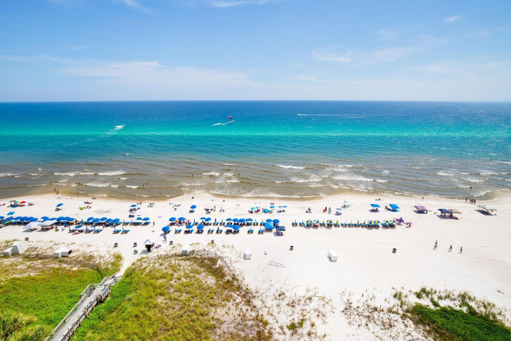 Gulf Front Master Br In Sunrise Beach With Amazing Views! Sleeps 7! Panama City Beach Exteriér fotografie