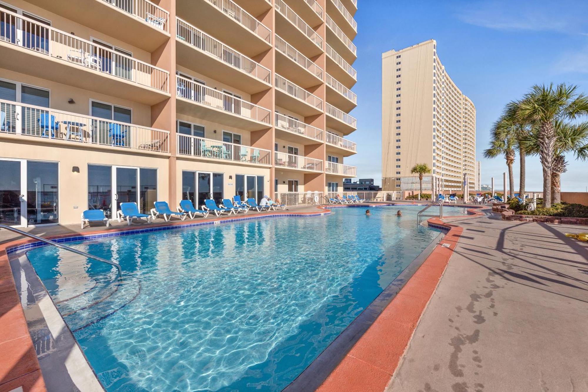Gulf Front Master Br In Sunrise Beach With Amazing Views! Sleeps 7! Panama City Beach Exteriér fotografie